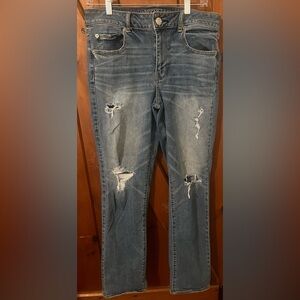 AE Straight Stretch Jeans